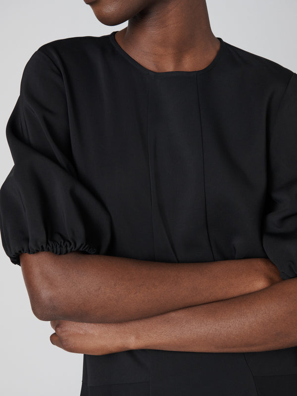 Diane Von Furstenberg Amelia Mini Dress D064ABLACKSVHC