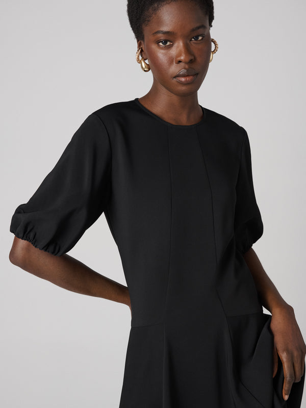 Diane Von Furstenberg Amelia Mini Dress D064ABLACKSVHC