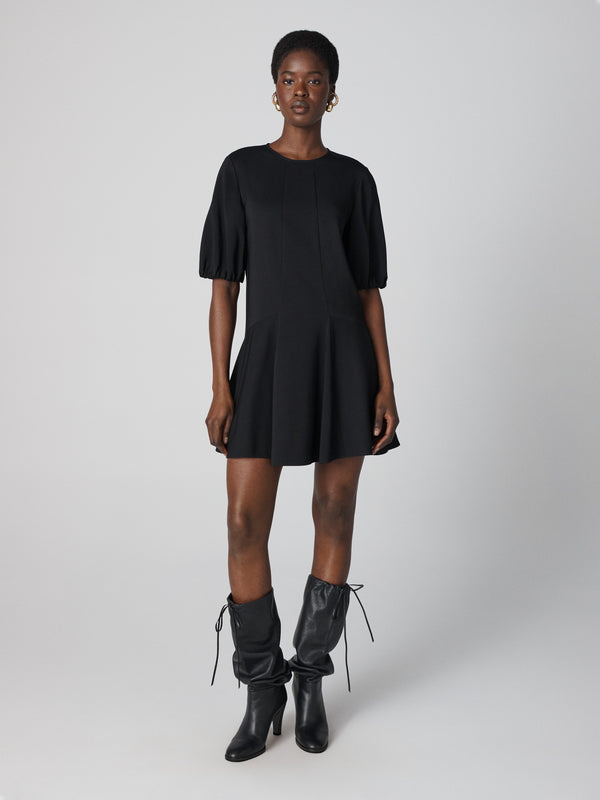 diane von furstenberg Amelia Mini Dress D064ABLACKSVHC