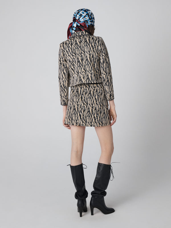 Diane Von Furstenberg Annalise Jacket J011ASTSWSKJAQ