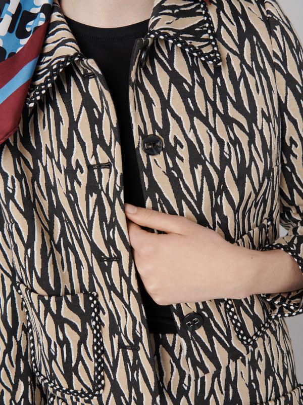 Diane Von Furstenberg Annalise Jacket J011ASTSWSKJAQ