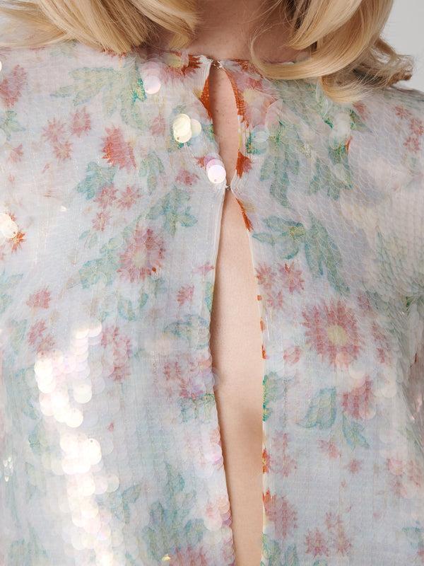 Diane Von Furstenberg Arlene Sequin Cardigan J033EMBSMIVGGT