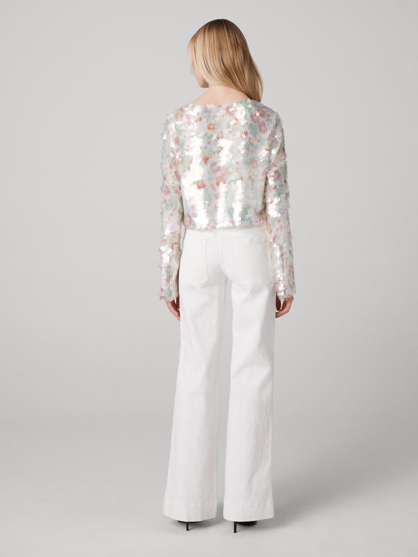 Diane Von Furstenberg Arlene Sequin Cardigan J033EMBSMIVGGT