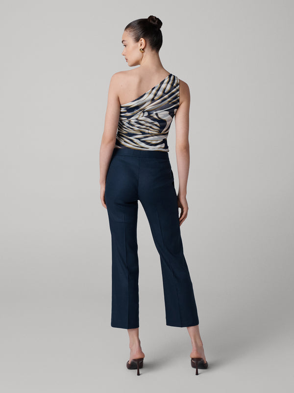 Diane Von Furstenberg Athena One Shoulder Top T021BSSCNYMESH