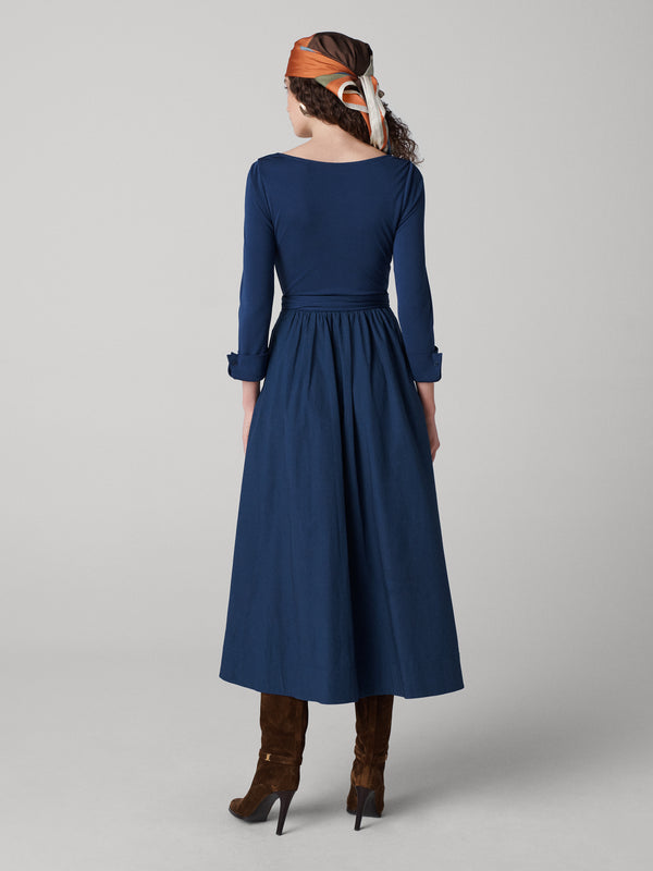 Diane Von Furstenberg Ballerina Dress D044BCNAVYMJCP