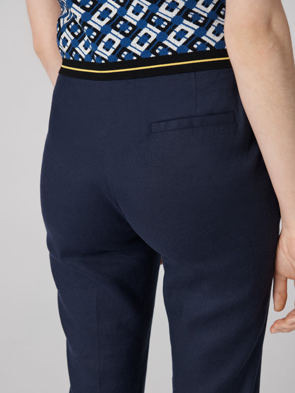 Diane Von Furstenberg Calliope Pants P010ACNAVYSTLN