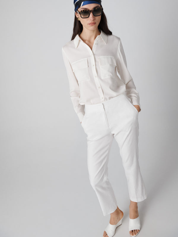 Diane Von Furstenberg Calliope Pants P010AWHITESTLN