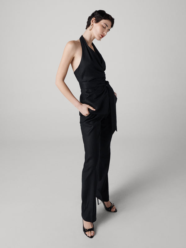 Diane Von Furstenberg Calliope Pants P010LBLACKSTLN