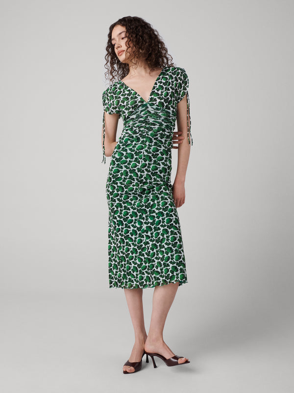 Diane Von Furstenberg Charlotte Dress D099CBIGRNMESH