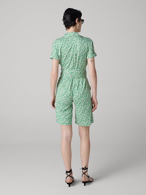 Diane Von Furstenberg Cheryl Silk Jersey Jumpsuit U024SDPMGNSIJY