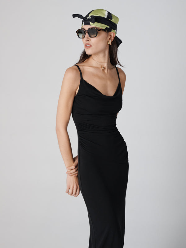 Diane Von Furstenberg Claudia Slip Dress D031ABLACKMTJY
