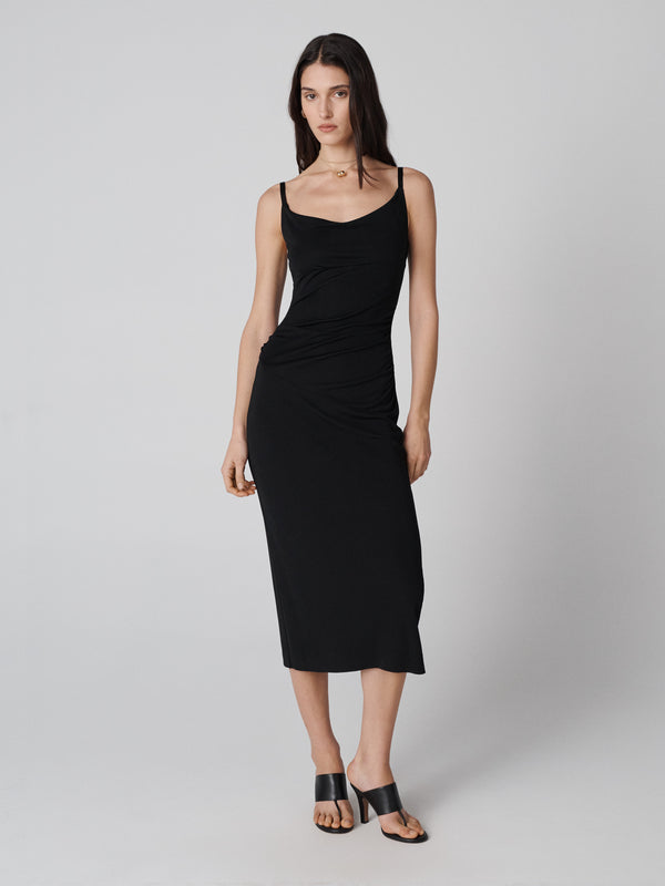 diane von furstenberg Claudia Slip Dress D031ABLACKMTJY