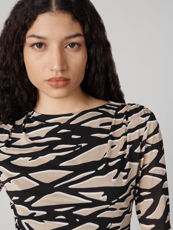 Diane Von Furstenberg Darrius Long Sleeve Dress D030BSTMHZTIJY