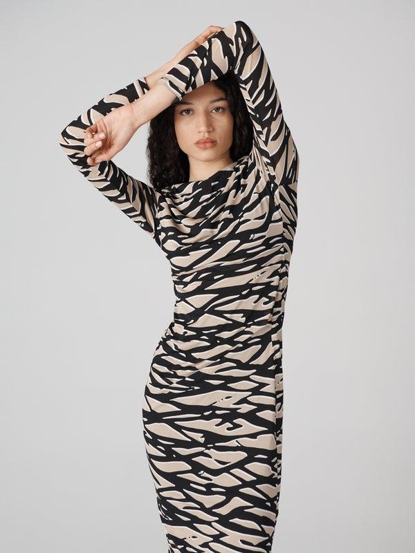 diane von furstenberg Darrius Long Sleeve Dress D030BSTMHZTIJY