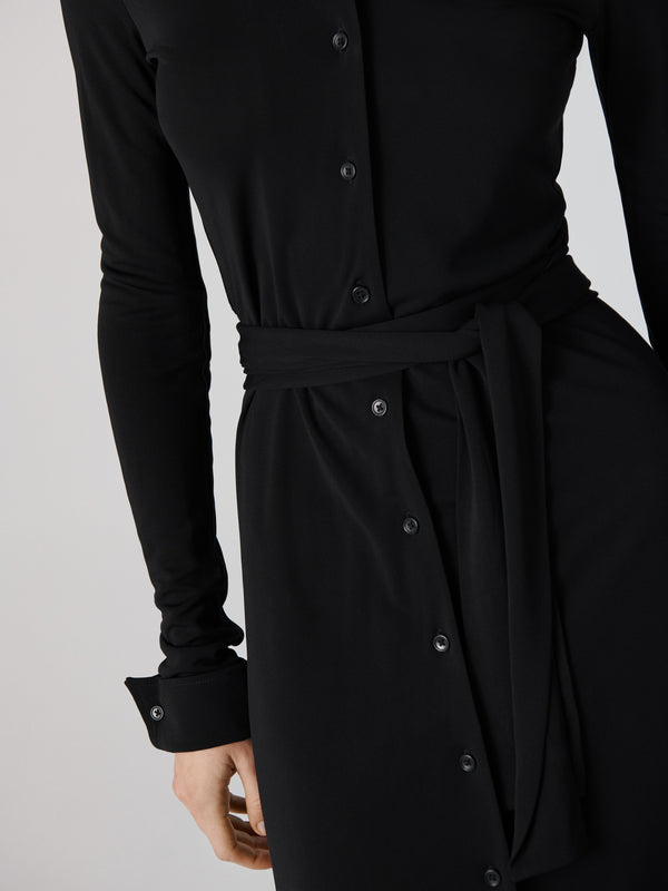 Diane Von Furstenberg Diane Shirt Dress D043BBLACKMTJY