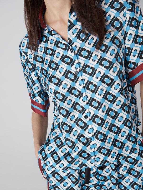 Diane Von Furstenberg Alexa Shirt B017ACLMSBSKTL