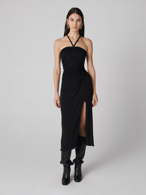 Diane Von Furstenberg Aria Dress D035ABLACKMESH