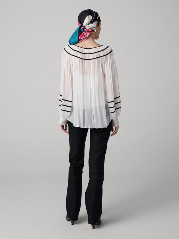 Diane Von Furstenberg Beverly Top B018AWHITECRCH