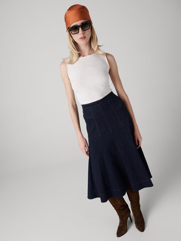 Diane Von Furstenberg Brooke Skirt S030ANNAVYKDEM