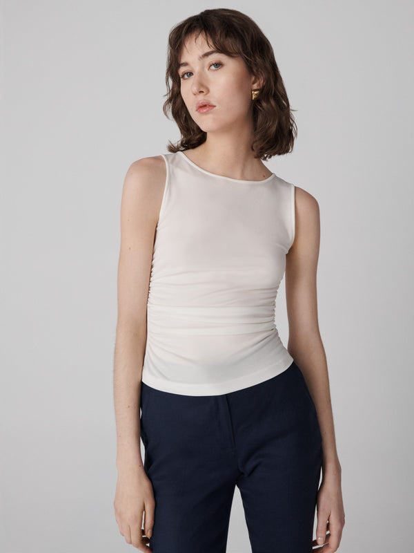 diane von furstenberg Click Tank T009AWHITEMTJY