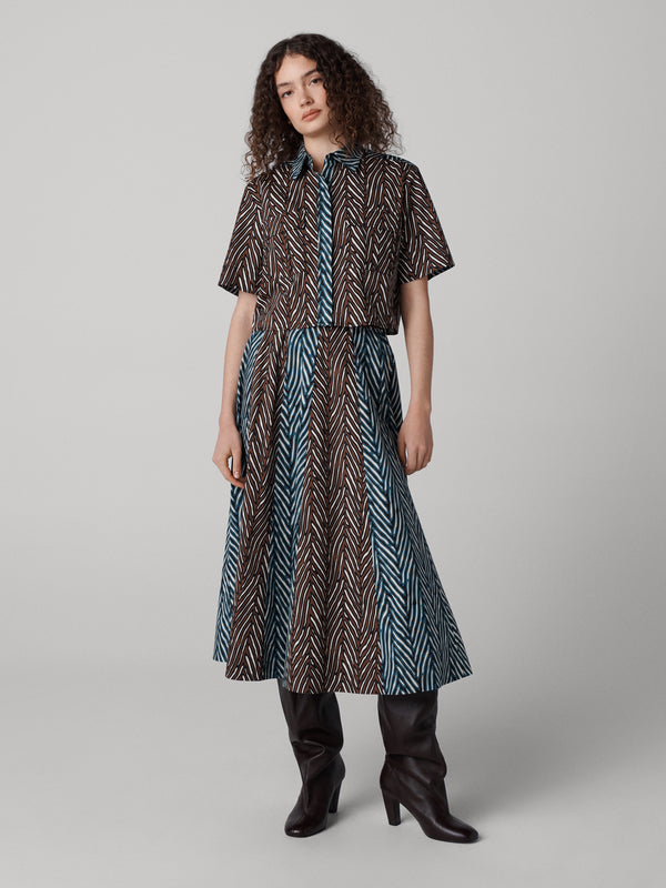 Diane Von Furstenberg Finnley Skirt S018BPTMPESCNP