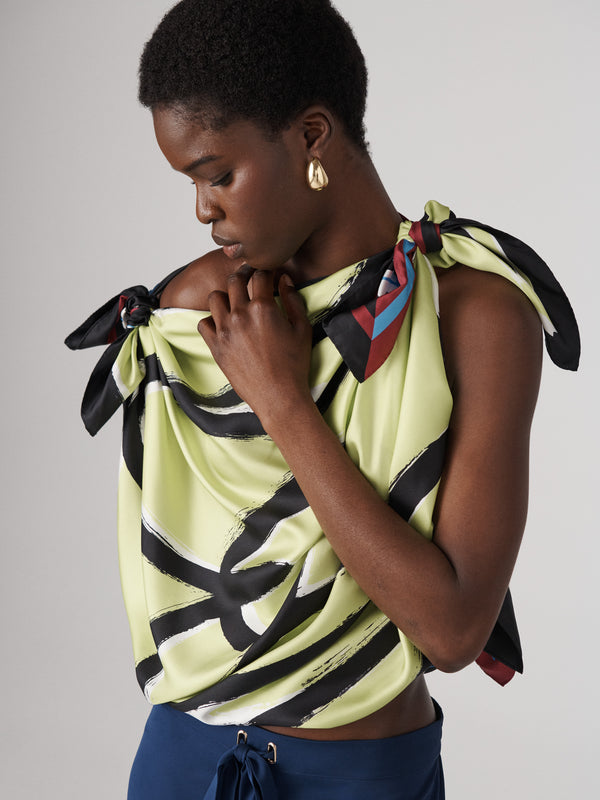 diane von furstenberg Flag Scarf F001ALOVEGSKTL