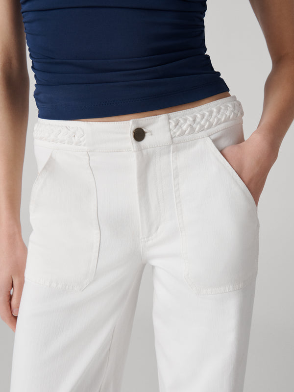 Diane Von Furstenberg Gia Jeans P021BWHITEWDNM