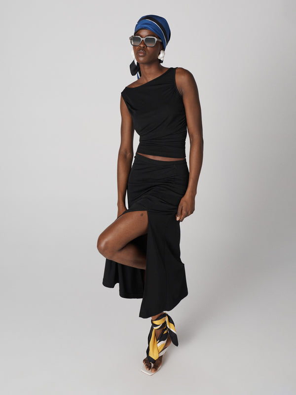 Diane Von Furstenberg Isadora Skirt S004BBLACKMTJY