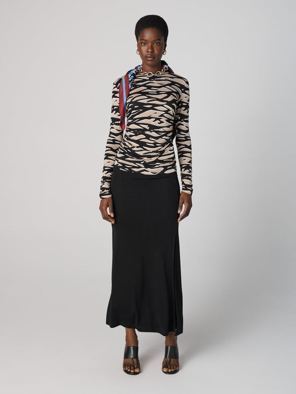 diane von furstenberg Isadora Skirt S004BBLACKMTJY