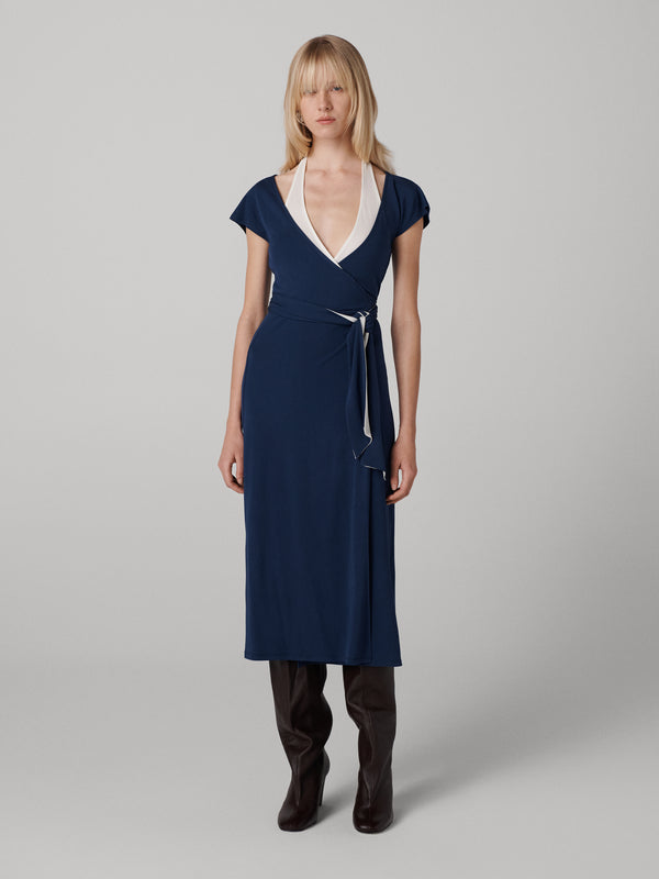 diane von furstenberg Kelly Dress D161ACNAVYMTJY