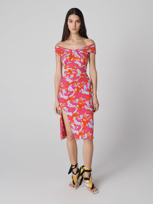 diane von furstenberg Lovinia Dress D872AICSPKMESH