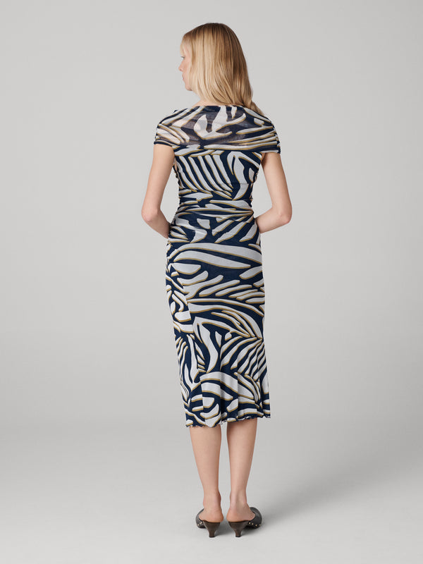 Diane Von Furstenberg Lovinia Dress D872ASSCNYMESH