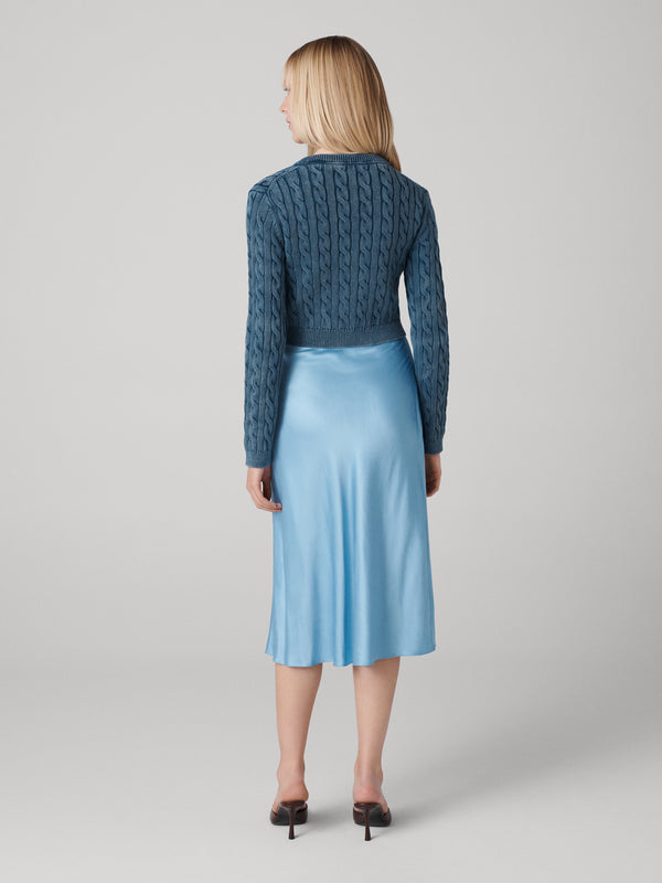 Diane Von Furstenberg Mae Skirt S901AMBLUESSAT