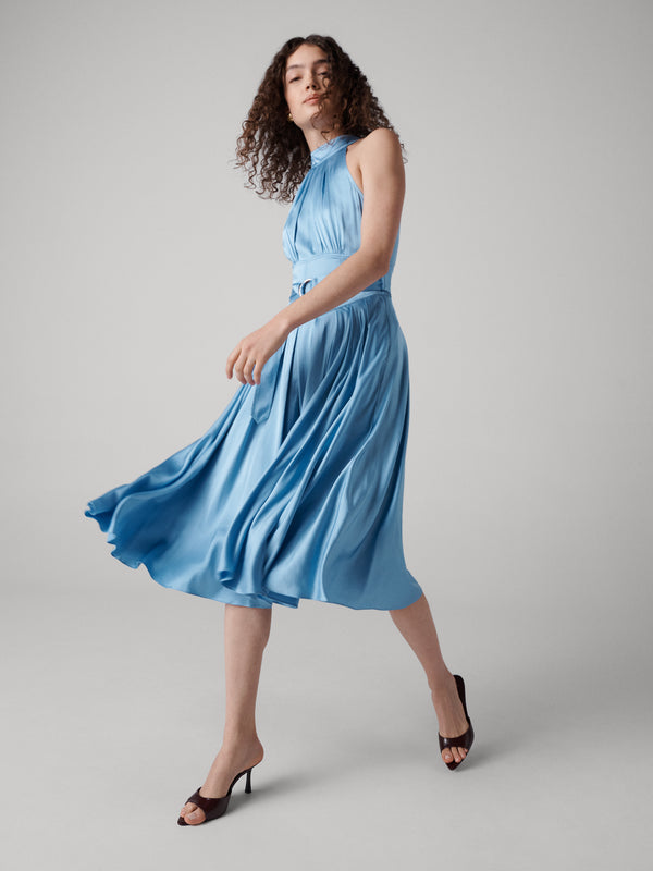 Diane Von Furstenberg Nicola Dress D921AMBLUESSAT