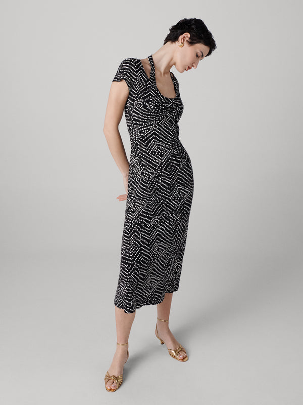 Diane Von Furstenberg Nicole Dress D149ABDBLKMTJY