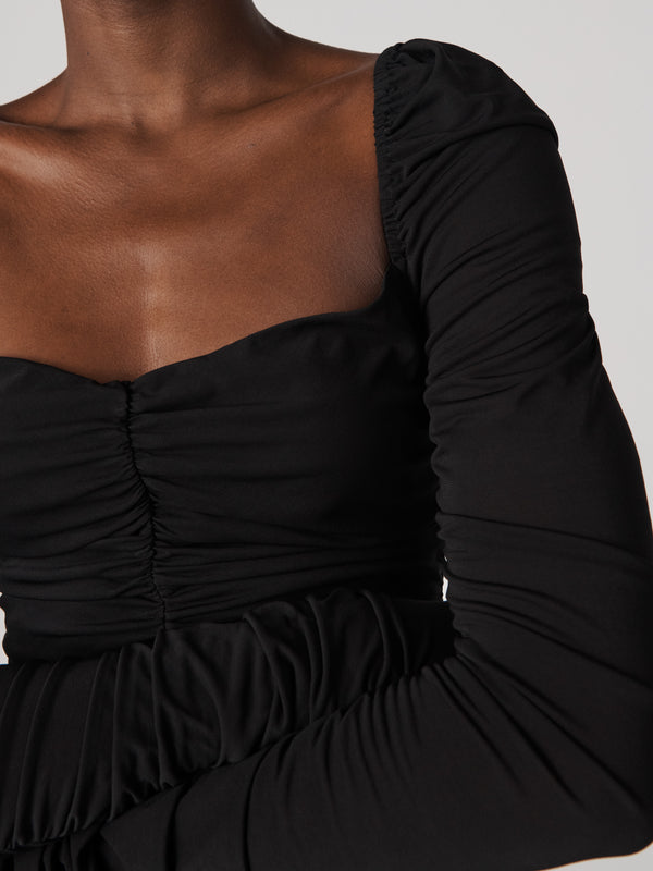 Diane Von Furstenberg Princess Top T023ABLACKTIJY