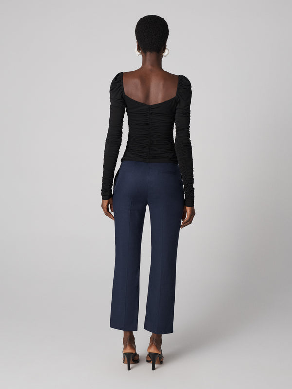 Diane Von Furstenberg Princess Top T023ABLACKTIJY