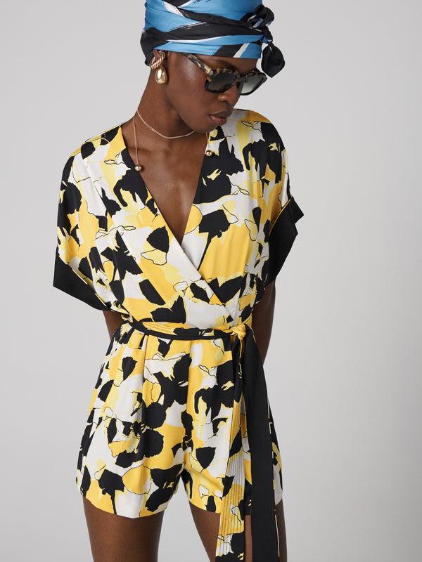 Diane Von Furstenberg Rinna Romper U006AEFMYLVCDC