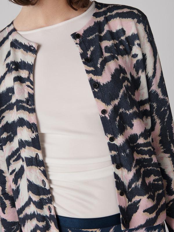 Diane Von Furstenberg Roma Cardigan K006APTPNTPPCS