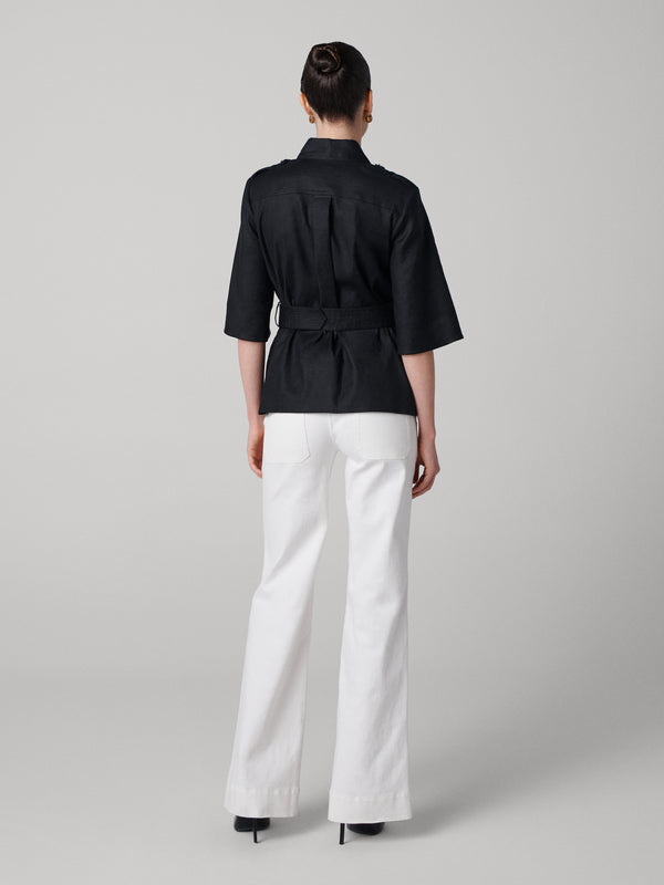 Diane Von Furstenberg Shelby Jacket J019ABLACKSTLN