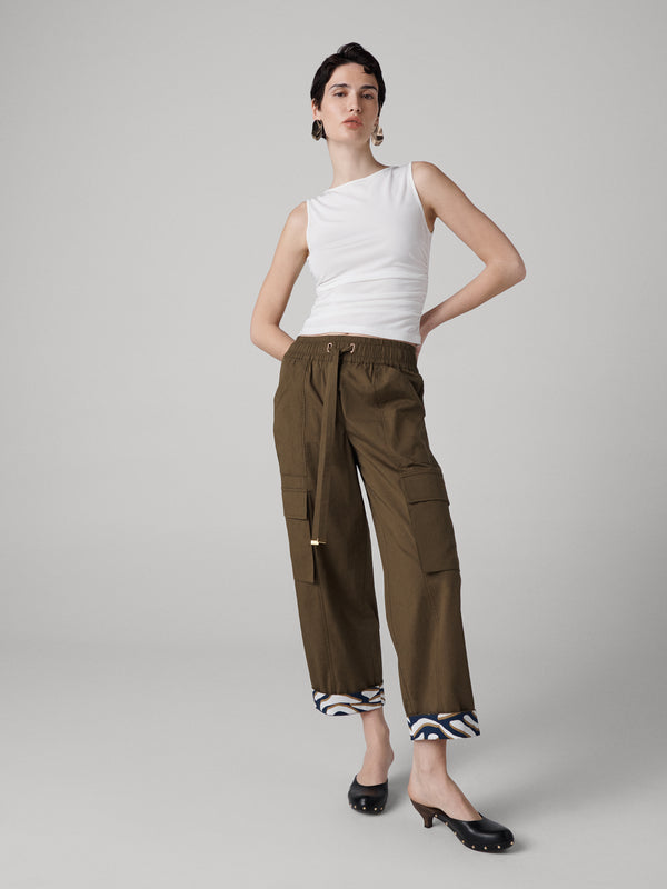 diane von furstenberg Talia Pants P017ADOLIVSCNP