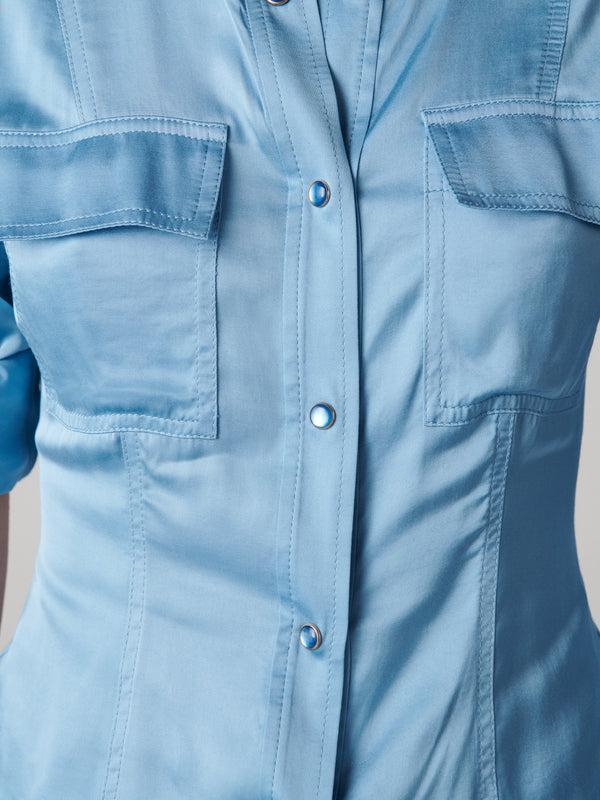 Diane Von Furstenberg Toni Top B040AMBLUESSAT