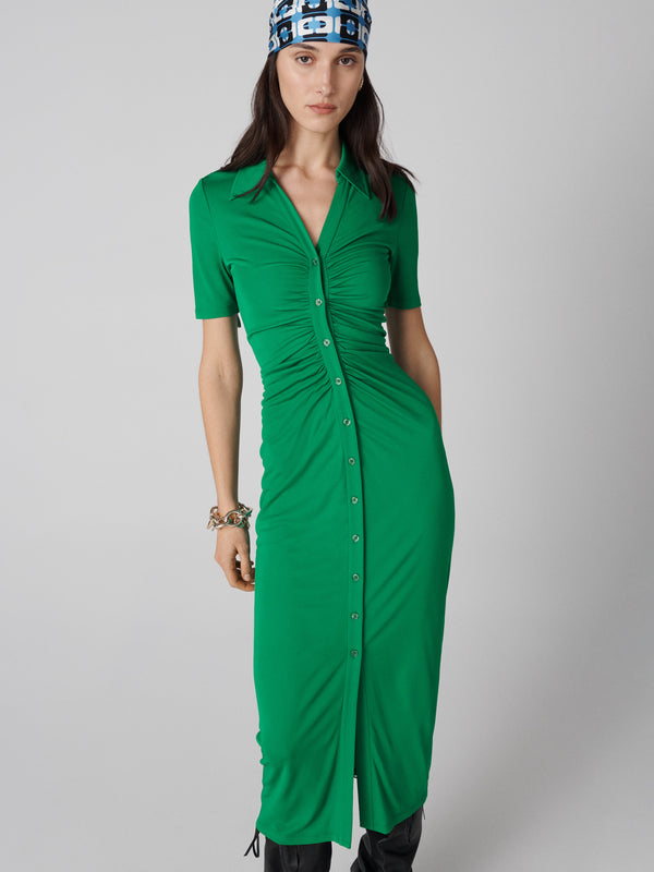 Diane Von Furstenberg Zoey Dress D878ASGREEMTJY