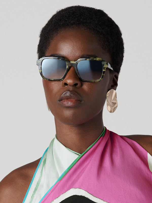 diane von furstenberg DVF X L.G.R Raffaello Sunglasses GS001GREENEYEY