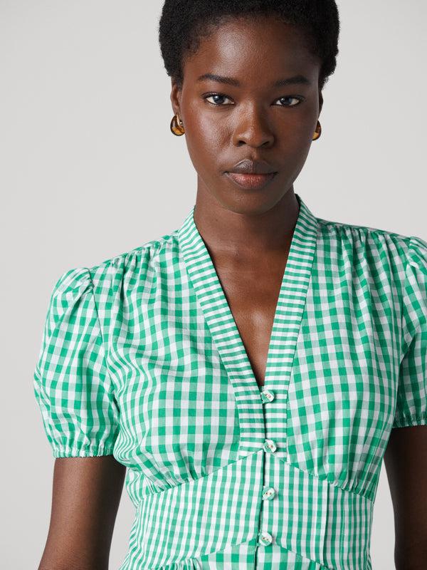 Diane Von Furstenberg Erica Cotton Dress D869BIGWHTGING