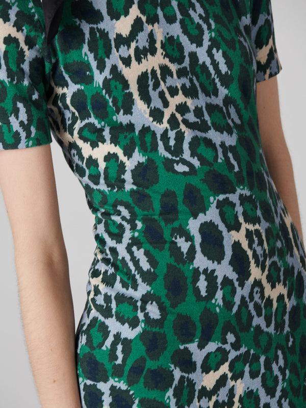 Diane Von Furstenberg Florence Knit Short Sleeve Dress D887AJCPNTJCCS