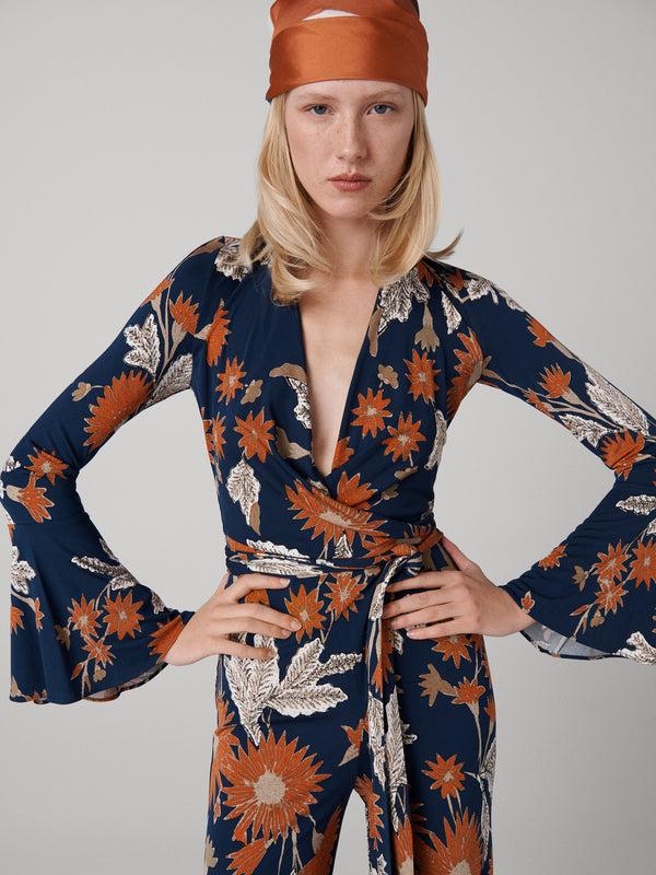 Diane Von Furstenberg Helen Jumpsuit U020AMBMCNMTJY