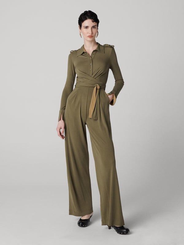 Diane Von Furstenberg Jackie Jumpsuit U021ABXLPAMTJY