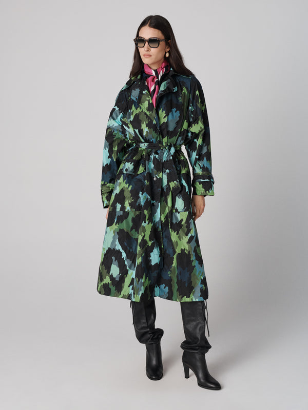 Diane Von Furstenberg Jasper Trench Coat O002AJGCLGWBNY