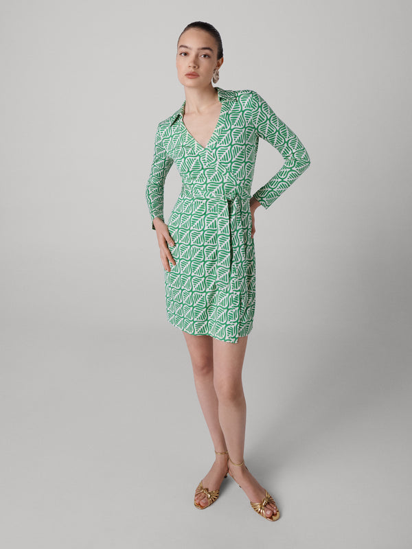 Diane Von Furstenberg Jeanne Silk Jersey Wrap Dress D885ADPMGNSIJY